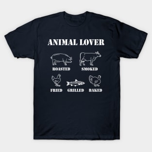 Animal Lover (white) T-Shirt